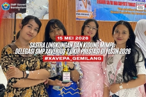 Sastra Lingkungan dan Kidung Mimpi: Delegasi SMP Xaverius 2 Ukir Prestasi di FLS3N 2026
