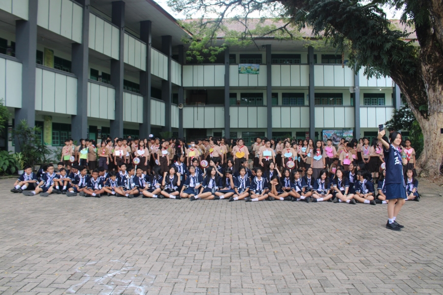 Masa Pengenalan Lingkungan Sekolah di SMP Xaverius 2 Bandarlampung