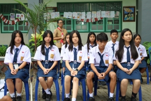 Mengawali P5 Suara Demokrasi : Pemilihan Ketua dan Sekretaris MPK SMP Xaverius 2 Bandar Lampung &nbsp;Periode 2024-2025