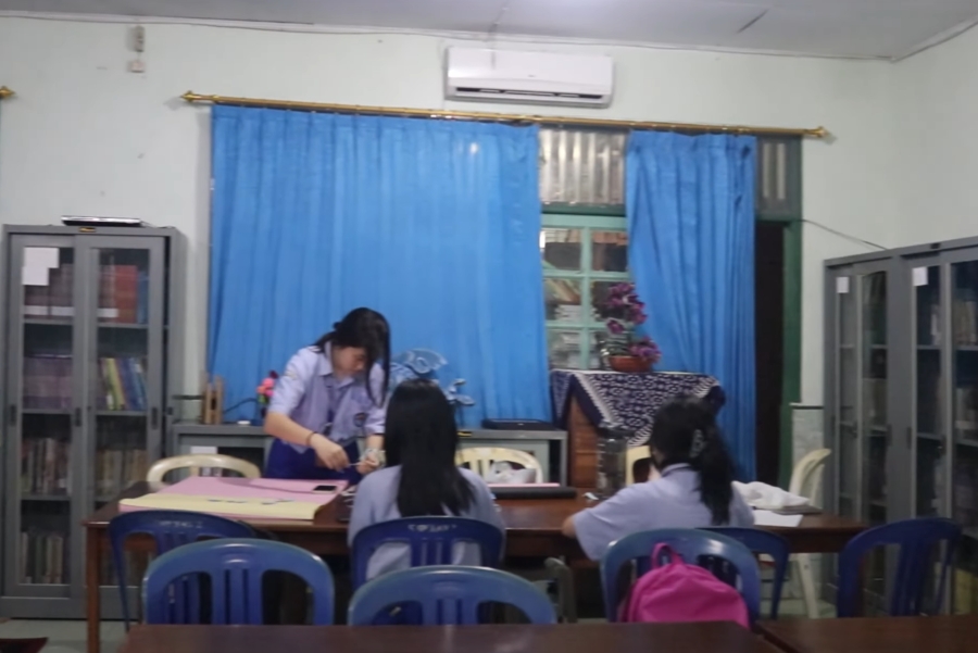 Selayang Pandang  Perpustakaan SMP Xaverius 2 Bandar Lampung