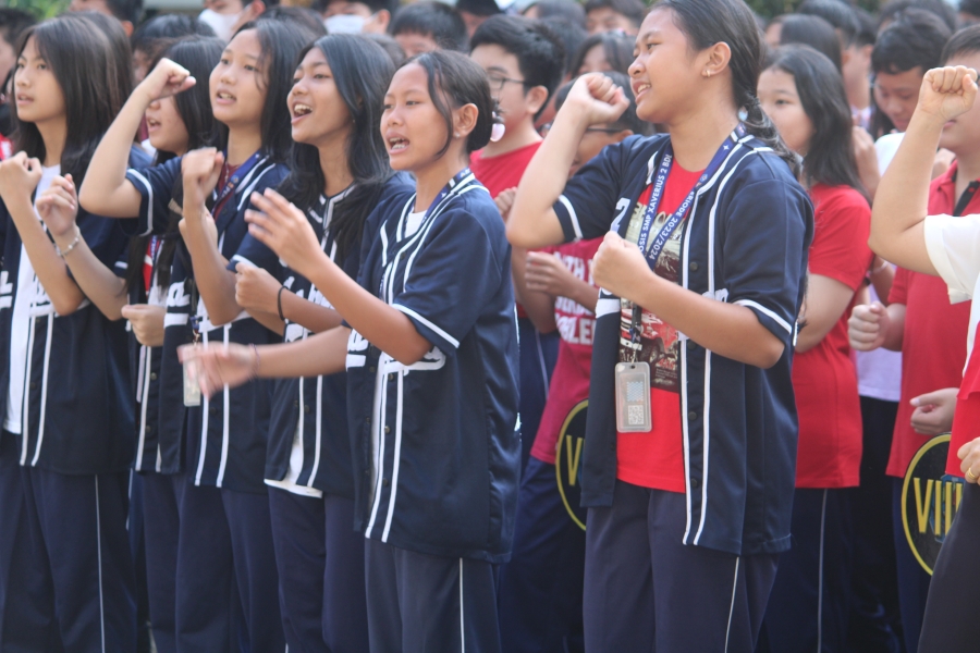 Sehat Raga Dalam Semarak Kemerdekaan Bersama SMP Xaverius 2